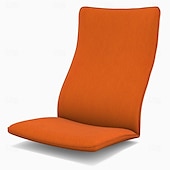 abordables Housse de canapé-Housse de coussin de chaise 100% coton couleur uniforme sans housse de coussin