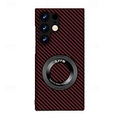 preiswerte Samsung-Handyhülle-Handyhülle für Samsung Galaxy S25 Ultra Rückenschale mit Ständerhalter Unterstützung für kabelloses Laden Schlagfest PC Metall