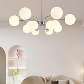 economico Luci a sospensione-lampada a sospensione a led 90/115 cm 12/16 luci e27 nordico moderno sputnik illuminazione a sospensione della metà del secolo lampada da soffitto in metallo per cucina sala da pranzo soggiorno