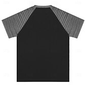 お買い得  ゴースト＆スカル-男性用 暗い Tシャツ 半袖 3Dプリント レトリ／ヴィンテージ ゴシック パーティー ストリート 夏 春 ブラック グレー ヘンリーカラー ヘンリーTシャツ