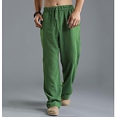 abordables Fondos-Medieval Renacimiento pantalones piratas Pirata Vikingo Color sólido Hombre Vikingo Pirata Víspera de Todos los Santos Carnaval Vacaciones Fiesta / Noche LARP Adulto Pantalones Primavera verano