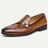 abordables Semi-formel-chaussures à sangle de moine marron pour hommes - chaussures habillées élégantes à boucle en cuir pour tenue formelle et décontractée
