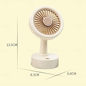 cheap Heating &amp; Cooling-Mini Desktop Fan - Portable, Convenient Three-Speed Cooling Fan, Powerful Rechargeable Fan for Students, Home, Office, and Outdoor Use