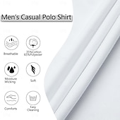 preiswerte Klassisches Poloshirt für Herren-Herren Polos mit Knöpfen Golfhemd Casual Festtage Gerippter Polokragen Kurzarm Modisch Basic Feste Farbe Patchwork Sommer Regular Fit Schwarz Weiß Rote Blau Braun Grün Polos mit Knöpfen