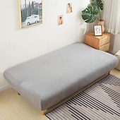 economico Copertura del divano futon-Copridivano letto senza braccioli in tessuto jacquard 3 diverse dimensioni fodere per decorazioni per divano in velluto di mais protezione elasticizzata copripanca elastico