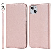 お買い得  iPhone用ケース-電話 ケース 用途 iPhone 16 iPhone 15 Pro Max iPhone 14 13 12 11 Pro Max Plus Mini SE バックカバー ウォレットカードケース リストストラップ付き キックスタンド カード挿入口 レトロ風 TPU PUレザー