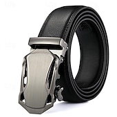 cheap Men&#039;s Belt-Men&#039;s Belt Waist Belt Black 1# Black 2# Alloy Durable Adjustable Plain Outdoor Daily
