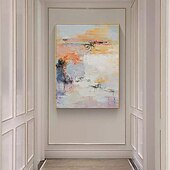 preiswerte Abstrakte Gemälde-handgefertigtes Ölgemälde auf Leinwand, Wandkunst, Dekoration, modern, abstrakt, für die Inneneinrichtung, gerollt, rahmenlos, ungedehntes Gemälde