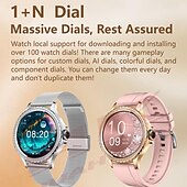 abordables Pulseras inteligentes-696 HK27 Reloj inteligente 1.3 pulgada Pulsera inteligente Bluetooth Podómetro Recordatorio de Llamadas Seguimiento del Sueño Compatible con Android iOS Mujer Llamadas con Manos Libres Recordatorio