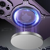 baratos Capas para iPhone-telefone Capinha Para iPhone 16 Pro Máx. iPhone 15 14 Pro Max Plus iPhone 13 Pro Max Capa traseira Magnética Suporte para carregamento sem fio Antichoque Cores Gradiente TPU Metal