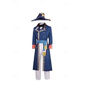 رخيصةأون أزياء-عتيق / معتق روكوكو العصر النابليوني معطف بنطلون ملابس نابليون ملابس تنكرية رجالي رويال عيد الرعب مهرجان حفلة تنكرية حفل / مساء كرنفال البندقية بالغين ربطة عنق معطف قميص