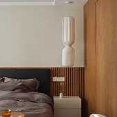 voordelige Hanglampen-led-hanglamp 3-kleurig licht 25cm 1-licht zijde stof vintage kunst hanglamp voor keukeneiland café bar boerderij 110-240v