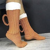 abordables Accesorios-Cerveza Oktoberfest Disfraz Calcetines Oktoberfest / Cerveza Alemán Munich prados Hombre Mujer Paño de estilo tradicional Calcetines