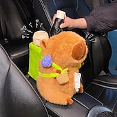 halpa Järjestelyratkaisut-1kpl monitoiminen auton roskakori nenärasia söpö capybara design auton sisätilojen säilytystarvikkeet pitämään autosi puhtaana ja järjestyksessä