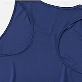 cheap Running Tee &amp; Tank Tops-Men&#039;s Workout Tank Top Running Tank Top Gym Tank Top Sleeveless Vest / Gilet Casual Athleisure Breathable Quick Dry Soft Gym Workout Running Walking Sportswear Activewear Solid Colored Black White