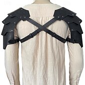 abordables Armadura-Retro Antiguo Medieval Renacimiento Armas y Armaduras Camisa de señora Armadura de Hombro Vikingo forastero Hombre Vikingo Carnaval Mascarada Rendimiento Fiesta / Noche Escenario Adulto Armadura de