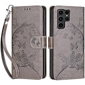 tanie Etui do telefonów Samsung-telefon Kılıf Na Samsung Galaxy S24 Ultra Plus S23 S22 S21 S20 Ultra Plus FE A55 A35 A25 A15 5G A54 A34 A14 A72 A52 A32 A22 A12 A53 A33 A23 A13 S25 Ultra Osłona tylna Z podpórką Magnetyczne z paskiem