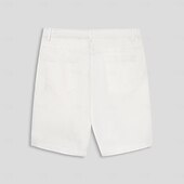 billiga Herrarnas Elite Shorts-Herr Kostymbyxor Dragkedja Ficka Ensfärgat Andningsfunktion Knelängd Formell Bröllop Fest Elegant och modernt Formell Vit Marinblå Microelastisk