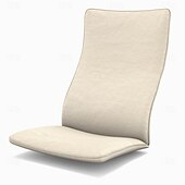 abordables Housse de canapé-Housse de coussin de chaise 100% coton couleur uniforme sans housse de coussin