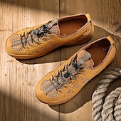 economico Sneakers da uomo-scarpe da ginnastica da trekking in rete traspirante da uomo: scarpe da trail leggere e comode per attività all&#039;aperto
