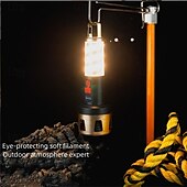 billige Lommelykter-1 stk bærbart led campinglys, ultralys utendørs lommelykt selvforsvar for fotturer, sti, innendørs og utendørs bruk