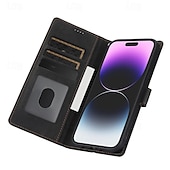 Χαμηλού Κόστους iPhone Θήκες-τηλέφωνο tok Για iPhone 16 iPhone 15 Pro Max Plus iPhone 14 13 12 11 Pro Max Plus Mini SE Πίσω Κάλυμμα με βάση στήριξης Μαγνητική με λουράκι καρπού Ρετρό TPU PU δέρμα