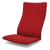 abordables Housse de canapé-Housse de coussin de chaise 100% coton couleur uniforme sans housse de coussin