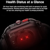 Χαμηλού Κόστους Smartwatch-696 P106 Εξυπνο ρολόι 2.06 inch Έξυπνο ρολόι Bluetooth Βηματόμετρο Υπενθύμιση Κλήσης Παρακολούθηση Ύπνου Συμβατό με Android iOS Γυναικεία Άντρες Κλήσεις Hands-Free Υπενθύμιση Μηνύματος IP 67