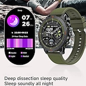 Χαμηλού Κόστους Smartwatch-696 LC313 Εξυπνο ρολόι 1.43 inch Έξυπνο ρολόι Bluetooth ΗΚΓ + PPG Βηματόμετρο Υπενθύμιση Κλήσης Συμβατό με Android iOS Γυναικεία Άντρες Κλήσεις Hands-Free Υπενθύμιση Μηνύματος IP 67 Θήκη ρολογιού 46mm