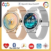 abordables Pulseras inteligentes-696 HK27 Reloj inteligente 1.3 pulgada Pulsera inteligente Bluetooth Podómetro Recordatorio de Llamadas Seguimiento del Sueño Compatible con Android iOS Mujer Llamadas con Manos Libres Recordatorio