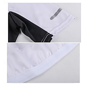 voordelige Herenjassen &amp; Gilets-Gelukkig Voor heren Wielrenshirt Korte mouw Fietsen Shirt met 3 achterzakken Bergracen Ademend Sneldrogend Anatomisch ontwerp Lampenkatoen Zwart Wit Rood Sport Kleding
