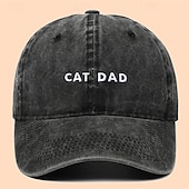 billiga Baseballkeps herr-Herr Basebollkeps Solhatt Trucker Hat Svart Vin Bomull Broderad Mode Ledigt Gata Dagligen Bokstav Justerbara Solskyddskräm Andningsfunktion