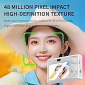 abordables Caméras d&#039;action-Nouvelle caméra étudiant rétro ccd carte machine appareil photo reflex d&#039;entrée de gamme 4k haute pixel double caméra lumière de remplissage