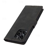 Χαμηλού Κόστους iPhone Θήκες-τηλέφωνο tok Για iPhone 16 iPhone 15 Pro Max Plus iPhone 14 13 12 11 Pro Max Plus Mini SE Πίσω Κάλυμμα με βάση στήριξης Μαγνητική με λουράκι καρπού Ρετρό TPU PU δέρμα