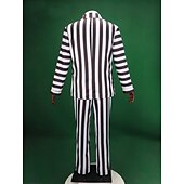 economico Orrore Classico-Succo di scarafaggio Halloween Abiti Completi &amp; Blazer Beetlejuice 2 Film horror Adulti Per uomo Carnevale Performance Feste Costumi di Halloween facili Vestirsi