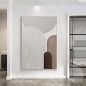 preiswerte Ölgemälde-abstraktes Ölgemälde auf Leinwand handgefertigtes modernes Ölgemälde handgemalt großes Ölgemälde Wandkunst Gemälde für Schlafzimmer Wohnzimmer Kunstwerk Heimdekoration