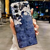 رخيصةأون جراب سامسونج-هاتف غطاء من أجل سامسونج جالاكسي زي فولد 6 Z Fold 5 Z Fold 4 Z Fold 3 غطاء خلفي نحيل جداً ضد الصدمات زهرة الأزهار TPU