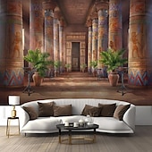 tanie zabytkowe gobeliny-egipski piramida faraon wiszące gobelin wall art duży gobelin mural wystrój fotografia tło koc kurtyna strona główna sypialnia salon dekoracja bóg boskość