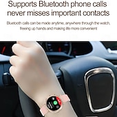 お買い得  スマートブレスレット-696 TK28 スマートウォッチ 1.27 インチ スマートブレスレット ブルートゥース ECG + PPG 歩数計 着信通知 と互換性があります Android iOS 女性 ハンドフリーコール メッセージ受信通知 IP 67 41mmの時計ケース