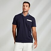 ieftine Tricouri și maieuri pentru bărbați de elită-Bărbați Grafic Tricou Tee Top Manșon scurt Tricou Stil Nautic Cămașă Modă Exterior Casual Stradă Casual Zilnic Alb Bleumarin Primavara vara Îmbrăcăminte S M L XL XXL