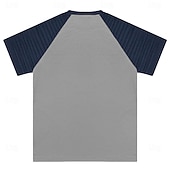 halpa Vintage &amp;amp; Retro-Miesten Laiva Merirosvo T-paita Lyhythihainen 3D-tulostus Retro / vintage Goottityyli Juhla Katu Kesä Kevät Sininen Ruskea Harmaa Henley kaulus Henley T-paita
