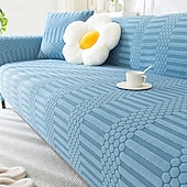 economico Copridivano-fodera per divano elastica in velluto jacquard copertura universale all-inclusive quattro stagioni pigro cuscino per divano anti-graffio in un unico pezzo estensibile e resistente facile da installare