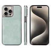 זול נרתיקים לאייפון-טלפון מגן עבור אייפון 16 iPhone 15 Pro Max iPhone 14 Pro Max אייפון 13 פרו מקס כיסוי אחורי תמיכה בטעינה אלחוטית עמיד בזעזועים TPU צפוי עור PU