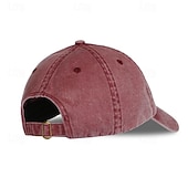 economico Cappellino da baseball da uomo-Per uomo Cappellino da baseball Cappello da sole Cappello da camionista Nero Vino Cotone Con ricami Di tendenza Informale Strada Giornaliero Prodotti per pesci Regolabile Crema solare Traspirante