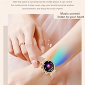 abordables Pulseras inteligentes-696 CF37 Reloj inteligente 1.27 pulgada Pulsera inteligente Bluetooth Podómetro Recordatorio de Llamadas Seguimiento del Sueño Compatible con Android iOS Mujer Hombre Llamadas con Manos Libres
