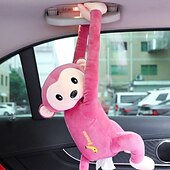cheap Car Pendants &amp; Ornaments-Monkey Butt Tissue Holder Car Tissue Box Anime Cartoon Paper Napkin Tissue Box Animal Tissue Napkin Paper Box Paper Towels Storage Holder for Car