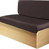 זול כיסוי ספה-100% עמיד למים כיסויי כריות ל-Rv Dinette, כיסויי כריות מחנאות לפטיו חיצוני גינה דשא חצר כיסוי ספסל ל-Rv כיסוי ספה