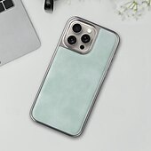 זול נרתיקים לאייפון-טלפון מגן עבור אייפון 16 iPhone 15 Pro Max iPhone 14 Pro Max אייפון 13 פרו מקס כיסוי אחורי תמיכה בטעינה אלחוטית עמיד בזעזועים TPU צפוי עור PU