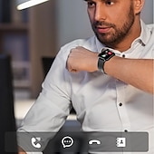 abordables Pulseras inteligentes-696 HD11 Reloj inteligente 1.85 pulgada Pulsera inteligente Bluetooth Podómetro Recordatorio de Llamadas Seguimiento del Sueño Compatible con Android iOS Mujer Hombre Llamadas con Manos Libres
