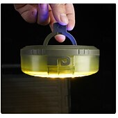 abordables Lumières de cordes solaires-Guirlande lumineuse led 2 en 1 pour camping, extérieur, lampe d&#039;ambiance recyclable, luminaire décoratif d&#039;intérieur, idéal pour un jardin, une tente ou une chambre
